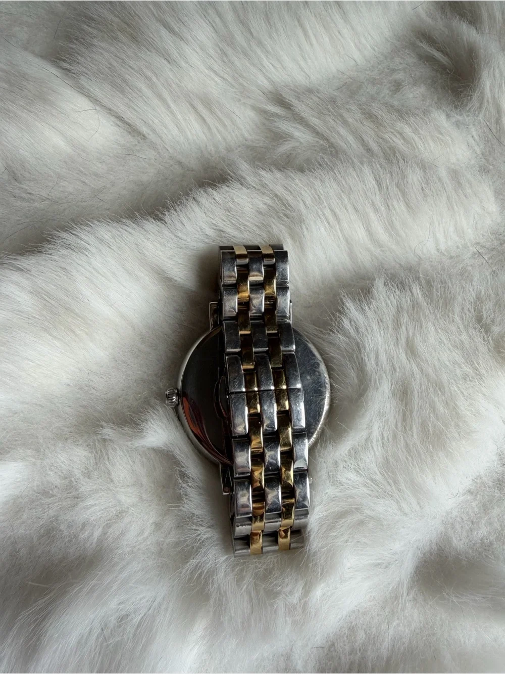kate spade Two-Tone Silver and Gold Bracelet Watch with White Dial